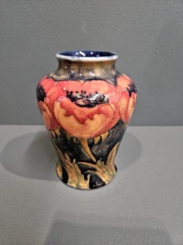 Antique Moorcroft Big Poppy Vase at Sturmans Antiques Moorcroft for sale
