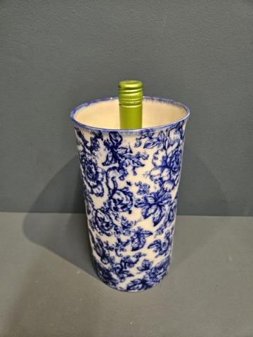 Antique Losol Ware Wine Bottle Cooler Vase by Keeling & Co