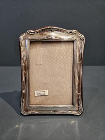 Antique George V Chester Silver Photo Frame by Griffin of Chester