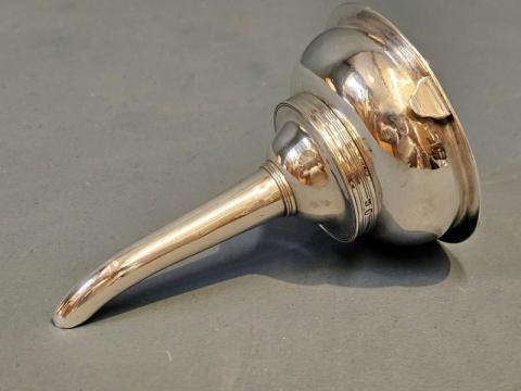 Antique Georgian Silver Wine Funnel by Peter and Anne Bateman 
