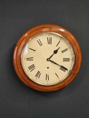 Antique Walnut Cased English Dial Clock