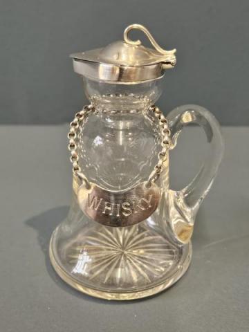 Antique Edwardian Silver Mounted Noggin