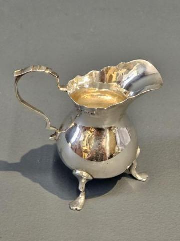 Antique Chester Silver Cream Jug by George Nathan & Ridley Hayes of Chester