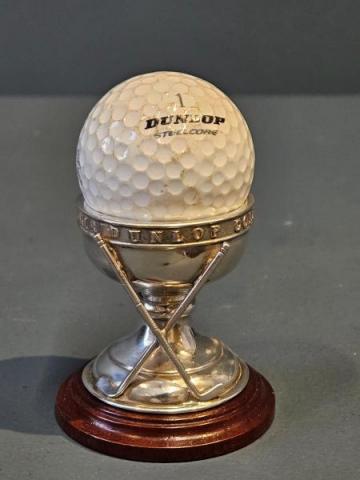 Antique Dunlop Silver Hole In One Golf Cup by Elkington & Co of Birmingham