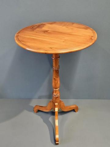 Antique George III Yew Wood Wine Table