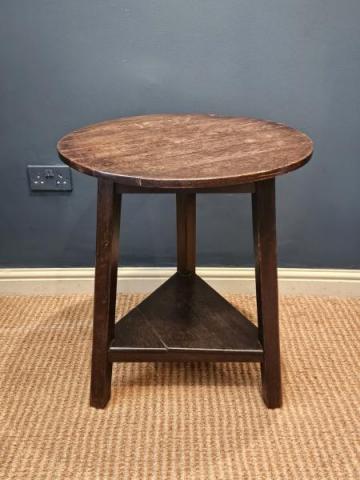 Antique Oak Cricket Table