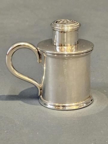 Antique George III Silver Pounce Pot