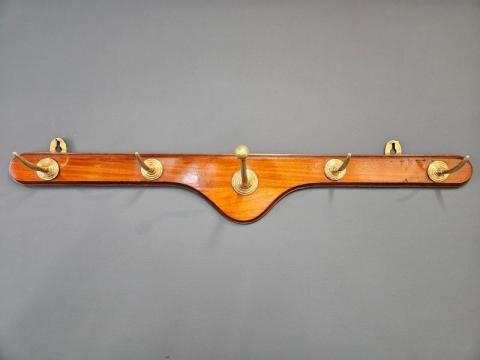 Antique Victorian Walnut Coat and Hat Rack
