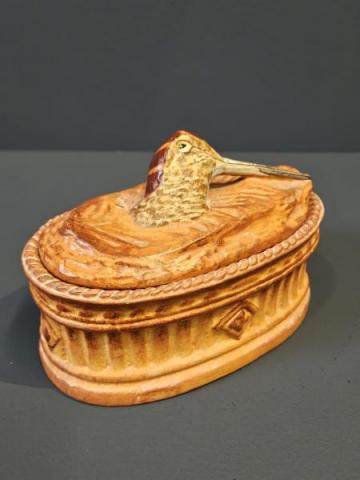 French Trompe-l'oeil Woodcock Pâté Dish