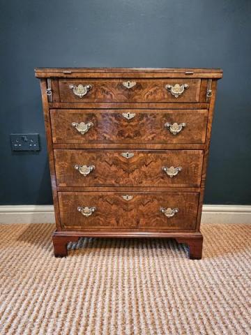 Antique Walnut Bachelors Chest at Sturmans Antiques Antique furniture chest for sale