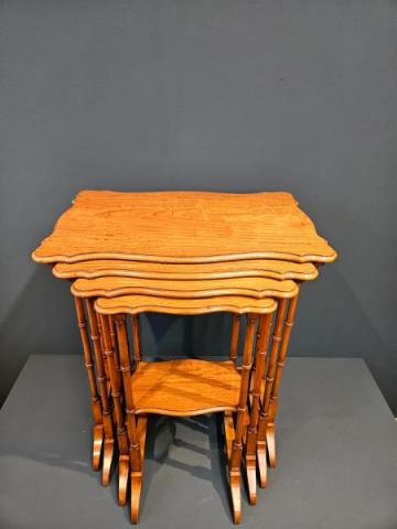 Antique Nest of Edwardian Occasional Tables at Sturmans Antiques furniture for sale