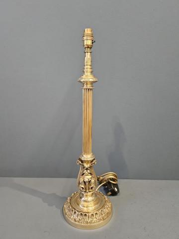 Antique Victorian Cast Brass Table Lamp at Sturmans Antiques lamps for sale