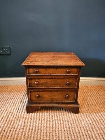 Antique George II Oak Box Coffer at Sturmans Antiques furniture for sale 