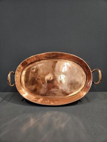 Antique George III Copper Pan at Sturmans Antiques metalware for sale 