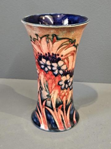 Antique Rare Moorcroft Flambe Cornflower Vase at Sturmans Antiques Moorcroft for sale