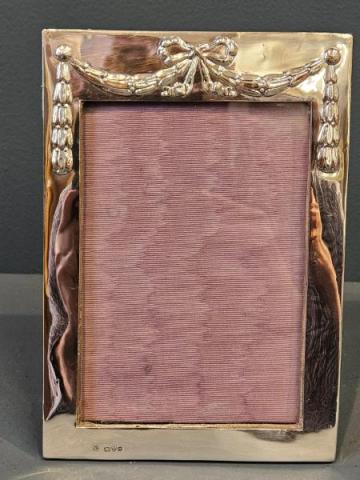 Antique Edwardian Chester Silver Photo Frame at Sturmans Antiques photo frames for sale