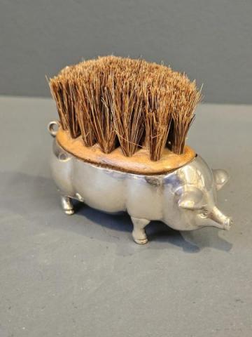 Antique Edwardian Silver Pig Nib Wipe at Sturmans Antiques silver for sale