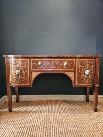 Antique Victorian Edwards & Roberts Sheraton Inlaid Sideboard at Sturmans Antiques furniture for sale