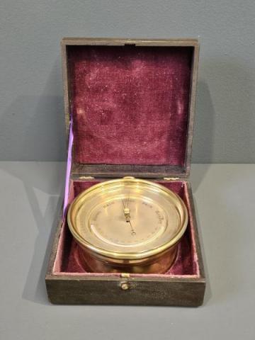 Antique Victorian Marine Barometer in Presentation Case at Sturmans Antiques barometer for sale