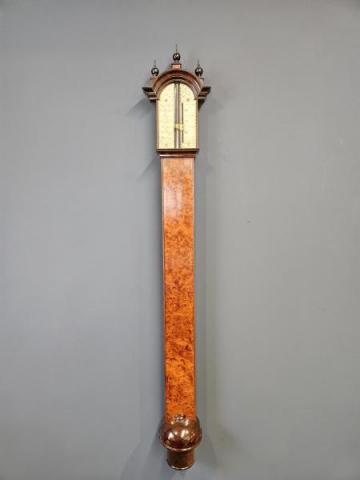 Antique Stick Barometer by Simon Cade, Charring Cross at Sturmans Antiques Barometer for sale