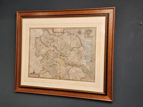 Antique Early Map of Yorkshire at Sturmans Antiques map for sale