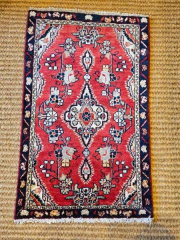 Antique Small Persian Rug at Sturmans Antiques rugs for sale