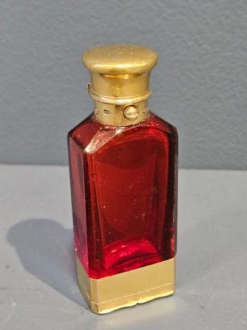 Antique Sampson Mordan Silver Gilt Smelling Salts and Vinaigrette Combination at Sturmans Antiques silver for sale