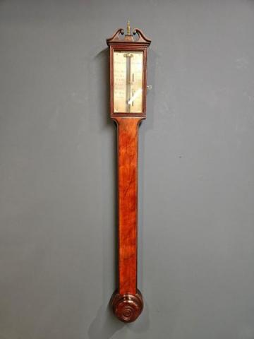 Antique Fine Quality George III Stick Barometer by Blunt at Sturmans Antiques barometer for sale