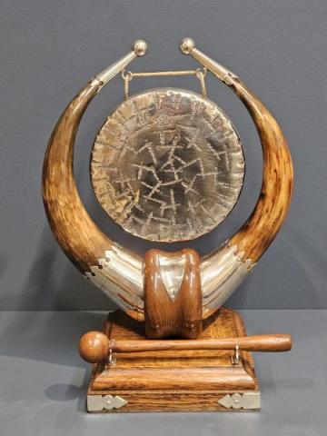 Antique Victorian Oak Dinner Gong at Sturmans Antiques gong for sale