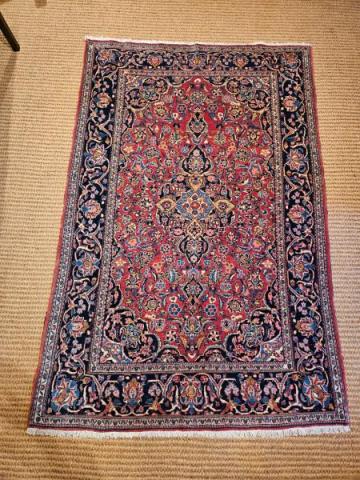Antique Superb Quality Persian Pure Wool Rug at Sturmans Antiques rugs for sale
