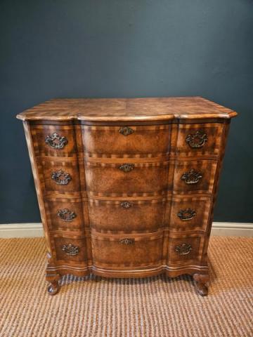 Antique Waring and Gillows Walnut Chest of Drawers at Sturmans Antiques furniture for sale