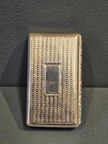 Antique Immaculate Large Georgian Silver Snuff Box by William Simpson of Birmingham at Sturmans Antiques silver for sale