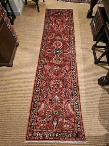 Fine Quality Persian Pure Wool Runner Rug at Sturmans Antiques rugs for sale