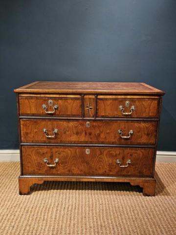 Antique Superb George III Burr Ash Chest of Drawers at Sturmans Antiques furniture for sale