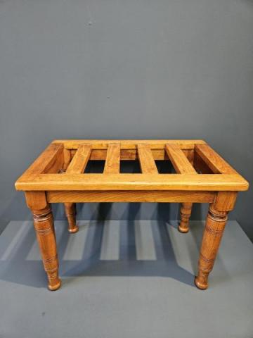 Antique Substantial Victorian Ash Luggage Stand at Sturmans Antiques furniture for sale