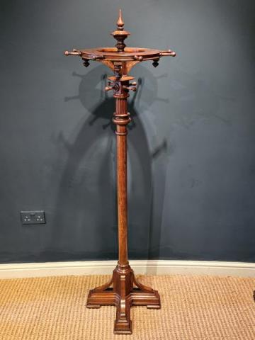 Antique Outstanding Quality Victorian Mahogany Country House Hat and Coat Stand at Sturmans Antiques Furniture for sale 