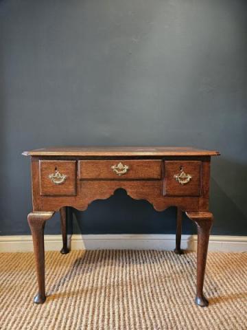 Antique George II Oak Low Boy at Sturmans Antiques furniture for sale