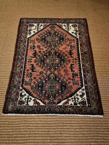 Persian Pure Wool Rug at Sturmans Antiques Rug for sale 