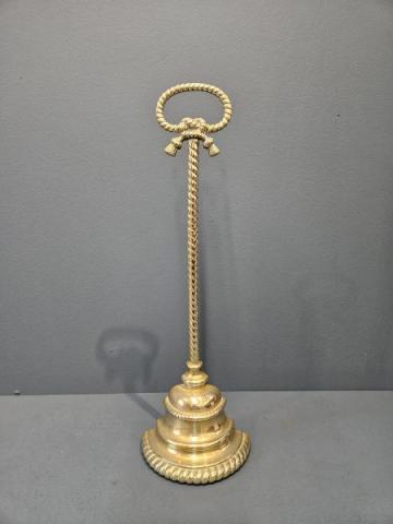 Antique Victorian Brass Door Stop at Sturmans Antiques metalware for sale