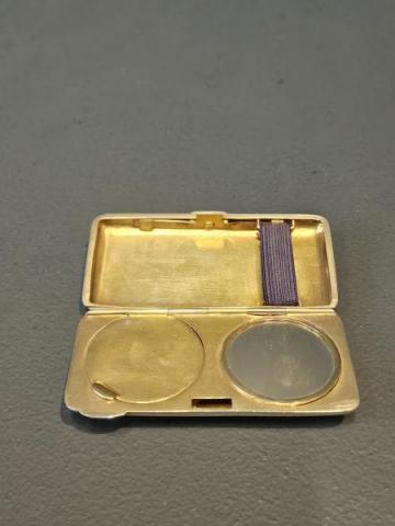 Antique Silver Compact and Cheroot Case Saunders & Shepherd of Birmingham at Sturmans Antiques silver for sale