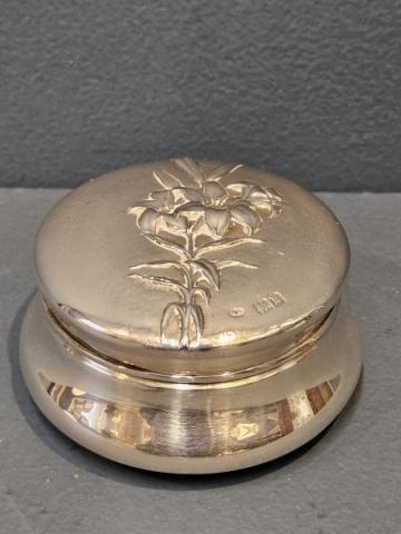 Antique Silver Trinket Box by William Comyns at Sturmans Antiques silver for sale