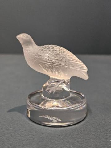 Lalique Grouse Paper Weight at Sturmans Antiques Lalique for sale