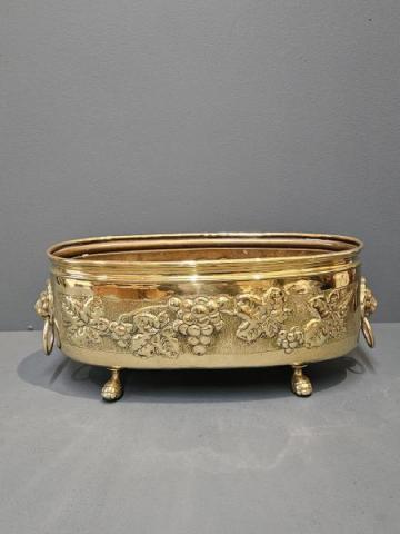 Antique Victorian Brass Planter at Sturmans Antiques metalware for sale