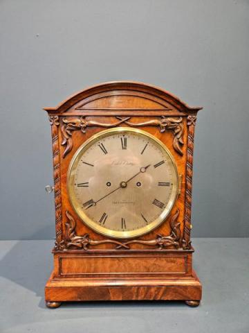 Antique Regency Double Fusee Bracket Clock at Sturmans Antiques