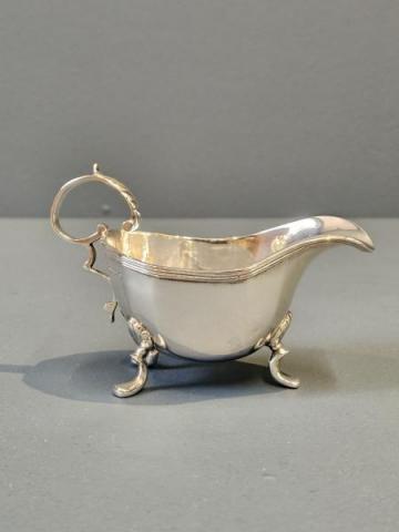 Antique Small Victorian Chester Silver Compote Boat by George Nathan & Ridley Hayes of Chester at Sturmans Antiques silver for sale