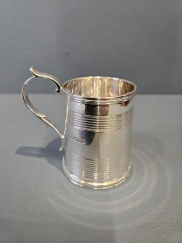 Antique Early Victorian Silver Mug at Sturmans Antiques silver for sale