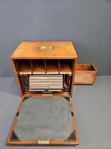 Antique Victorian Portable Stationery & Writing Box at Sturmans Antiques boxes for sale