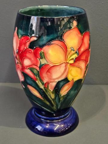 Antique Moorcroft Slipper Orchid Vase at Sturmans Antiques Moorcroft for sale 