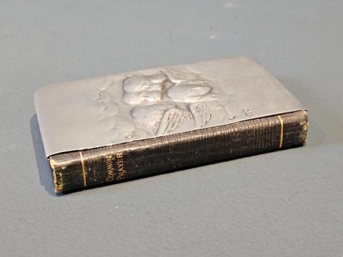 Antique Silver Faced Common Prayer Book at Sturmans Antiques silver for sale