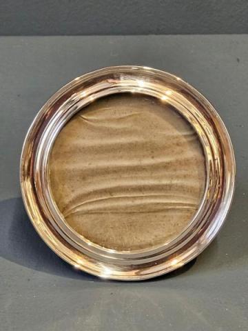 Antique Circular Silver Photo Frame at Sturmans Antiques photo frame for sale